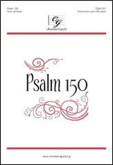 Psalm 150 Unison/Two-Part choral sheet music cover